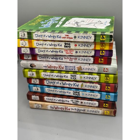 Diary of a Wimpy Kid LOT of 10 Books - Picture 2 of 2